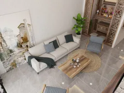 Phòng khách - Nhà vườn Bảo Lộc - Phong cách Modern 