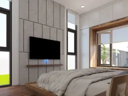 Phòng ngủ - Nhà vườn Bảo Lộc - Phong cách Modern 