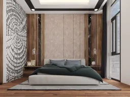 Phòng ngủ - Nhà phố Quận 4 - Phong cách Modern 