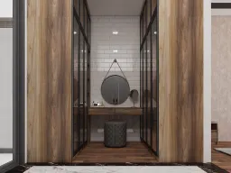 Phòng thay đồ - Nhà phố Quận 4 - Phong cách Modern 