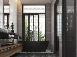Phòng tắm - Nhà phố Quận 4 - Phong cách Modern 