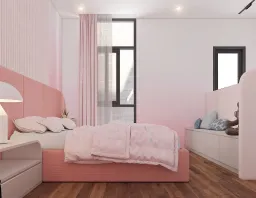 Phòng ngủ - Nhà phố Quận 4 - Phong cách Modern 