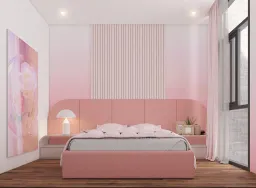 Phòng ngủ - Nhà phố Quận 4 - Phong cách Modern 