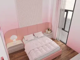 Phòng ngủ - Nhà phố Quận 4 - Phong cách Modern 