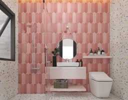 Phòng tắm - Nhà phố Quận 4 - Phong cách Modern 