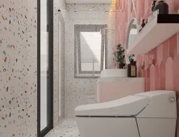 Phòng tắm - Nhà phố Quận 4 - Phong cách Modern 