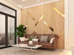 Phòng khách - Nhà phố Gò Vấp - Phong cách Modern 