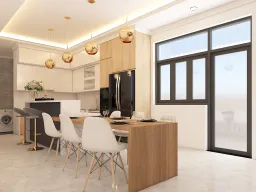 Phòng ăn - Nhà phố Gò Vấp - Phong cách Modern 