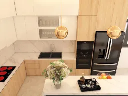 Phòng bếp - Nhà phố Gò Vấp - Phong cách Modern 