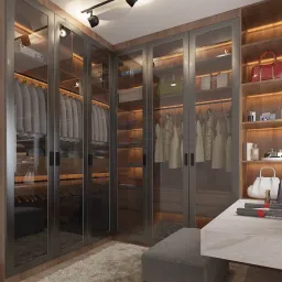 Phòng thay đồ - Nhà phố Nine South - Phong cách Modern 