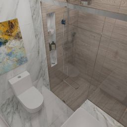 Phòng tắm - Nhà phố quận Thủ Đức - Phong cách Modern 