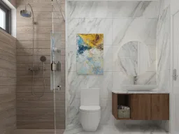 Phòng tắm - Nhà phố quận Thủ Đức - Phong cách Modern 