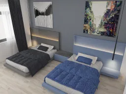 Phòng ngủ - Nhà phố quận Thủ Đức - Phong cách Modern 