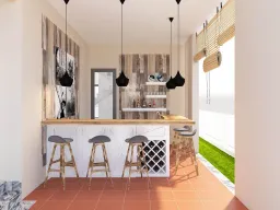 Quầy bar - Biệt thự Century Quận 12 - Phong cách Modern 