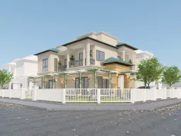 Ngoại cảnh - Biệt thự Century Quận 12 - Phong cách Modern 