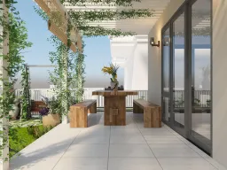 Sân vườn - Biệt thự Century Quận 12 - Phong cách Modern 