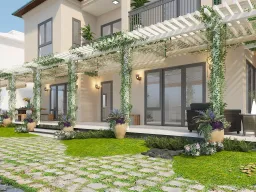 Sân vườn - Biệt thự Century Quận 12 - Phong cách Modern 