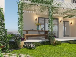 Sân vườn - Biệt thự Century Quận 12 - Phong cách Modern 