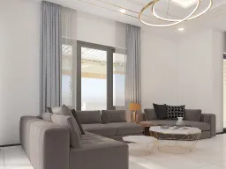 Phòng khách - Biệt thự Century Quận 12 - Phong cách Modern 