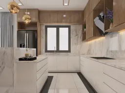 Phòng bếp - Biệt thự Century Quận 12 - Phong cách Modern 