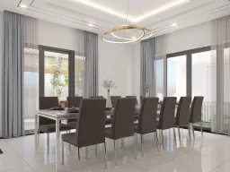 Phòng ăn - Biệt thự Century Quận 12 - Phong cách Modern 
