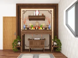 Phòng thờ - Biệt thự Century Quận 12 - Phong cách Modern 