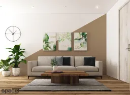 Phòng khách - Căn hộ Phan Văn Trị Quận 5 - Phong cách Modern 