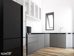 Phòng bếp - Căn hộ Phan Văn Trị Quận 5 - Phong cách Modern 