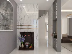 Sảnh - Nhà phố Trung Sơn Bình Chánh - Phong cách Modern 