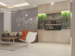 Phòng khách - Nhà phố Trung Sơn Bình Chánh - Phong cách Modern 