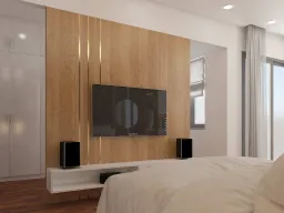 Phòng ngủ - Nhà phố Trung Sơn Bình Chánh - Phong cách Modern 