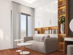 Phòng ngủ - Nhà phố Trung Sơn Bình Chánh - Phong cách Modern 