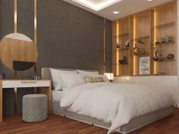 Phòng ngủ - Nhà phố Trung Sơn Bình Chánh - Phong cách Modern 