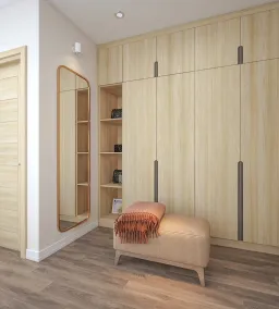 Phòng thay đồ - Nhà phố Tân Phú - Phong cách Modern + Scandinavian 