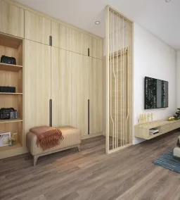 Phòng ngủ, Phòng thay đồ - Nhà phố Tân Phú - Phong cách Modern + Scandinavian 