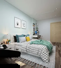 Phòng ngủ - Nhà phố Tân Phú - Phong cách Modern + Scandinavian 