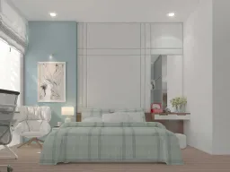Phòng ngủ - Nhà phố Quận Bình Thạnh - Phong cách Scandinavian + Modern 