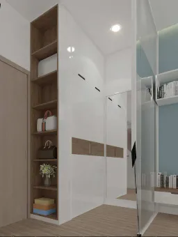 Phòng ngủ - Nhà phố Quận Bình Thạnh - Phong cách Scandinavian + Modern 