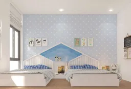 Phòng cho bé - Nhà phố Quận Bình Thạnh - Phong cách Scandinavian + Modern 