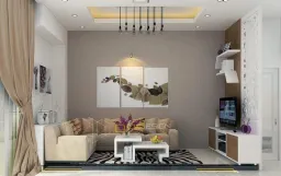 Phòng khách - Biệt thự Quận Tân Bình - Phong cách Modern 