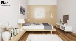 Phòng ngủ - Biệt thự Buôn Mê Thuột Đăk Lăk - Phong cách Scandinavian 