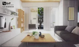 Phòng khách - Biệt thự Buôn Mê Thuột Đăk Lăk - Phong cách Scandinavian 