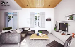 Phòng khách - Biệt thự Buôn Mê Thuột Đăk Lăk - Phong cách Scandinavian 