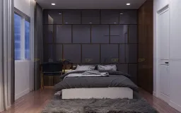Phòng ngủ - Căn hộ Vinhomes Grand Park Q.9 - Phong cách Modern 