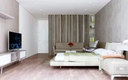 Phòng ngủ - Căn hộ Penthouse Trần Bình Trọng Quận 5 - Phong cách Modern 