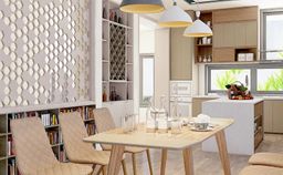 Phòng ăn - Căn hộ Penthouse Trần Bình Trọng Quận 5 - Phong cách Modern 