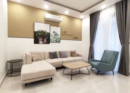 Nhà phố 1 trệt 1 lầu - Phong cách Modern + Color Block