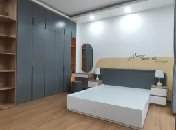 Phòng ngủ - Nhà phố 1 trệt 1 lầu - Phong cách Modern + Color Block 