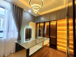 Nhà phố 1 trệt 1 lầu - Phong cách Modern + Color Block