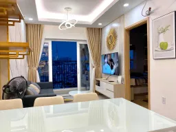 Phòng khách, Phòng ăn - Căn hộ Richmond Quận Bình Thạnh - Phong cách Modern 